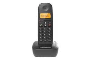 Telefone Sem Fio Digital Intelbras Ts 2510 Preto Voltagem:110V/220V;Cor:Preto